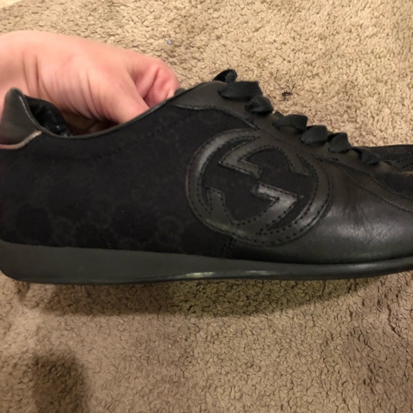 gucci black shoes for women